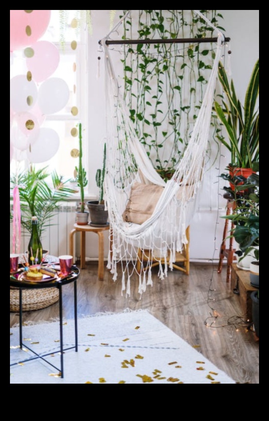 Boho Vibes ile açık hava hamak salonunu dekore etmek için bazı ipuçları nelerdir?